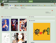 Tablet Screenshot of iankun.deviantart.com