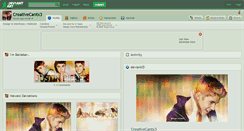 Desktop Screenshot of creativecantx3.deviantart.com