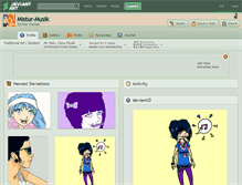 Tablet Screenshot of mistur-musik.deviantart.com
