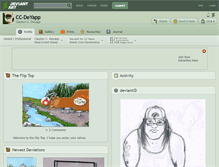 Tablet Screenshot of cc-deyapp.deviantart.com