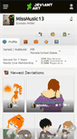 Mobile Screenshot of missmusic13.deviantart.com