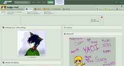 Desktop Screenshot of dodger-wolf.deviantart.com