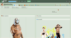 Desktop Screenshot of demonfoxwwe.deviantart.com