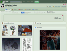 Tablet Screenshot of jubilation12pinay.deviantart.com