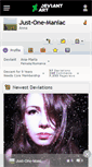 Mobile Screenshot of just-one-maniac.deviantart.com