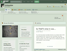 Tablet Screenshot of chrisosullyo.deviantart.com
