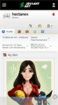 Mobile Screenshot of hectanex.deviantart.com