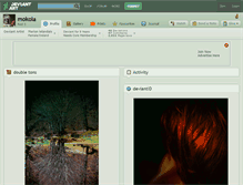 Tablet Screenshot of mokola.deviantart.com