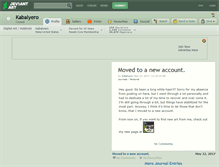 Tablet Screenshot of kabalyero.deviantart.com