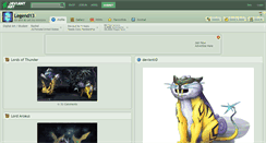 Desktop Screenshot of legend13.deviantart.com