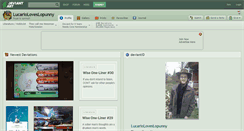 Desktop Screenshot of lucarioloveslopunny.deviantart.com