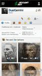 Mobile Screenshot of dualgemini.deviantart.com