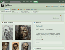 Tablet Screenshot of dualgemini.deviantart.com