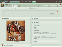 Tablet Screenshot of chibilink6.deviantart.com