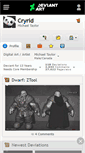 Mobile Screenshot of cryrid.deviantart.com