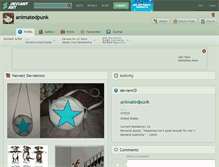 Tablet Screenshot of animatedpunk.deviantart.com