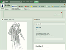 Tablet Screenshot of kei-ling.deviantart.com