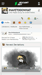 Mobile Screenshot of ihavetodowhat.deviantart.com