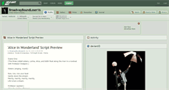 Desktop Screenshot of broadwayboundloser16.deviantart.com