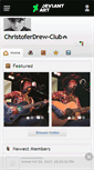 Mobile Screenshot of christoferdrew-club.deviantart.com