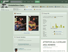 Tablet Screenshot of christoferdrew-club.deviantart.com