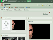 Tablet Screenshot of ensane-irish.deviantart.com