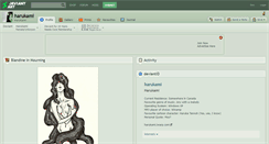 Desktop Screenshot of harukami.deviantart.com