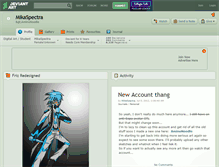 Tablet Screenshot of mikaspectra.deviantart.com