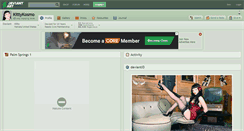 Desktop Screenshot of kittykosmo.deviantart.com