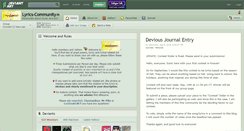 Desktop Screenshot of lyrics-community.deviantart.com