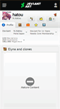 Mobile Screenshot of hatou.deviantart.com