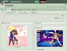 Tablet Screenshot of lovely-dani.deviantart.com