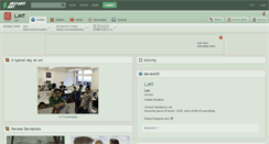 Desktop Screenshot of ljht.deviantart.com