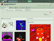 Tablet Screenshot of mewmewpokemon15.deviantart.com