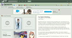 Desktop Screenshot of drgnmastralex.deviantart.com