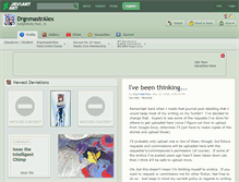 Tablet Screenshot of drgnmastralex.deviantart.com