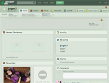Tablet Screenshot of jorgen3.deviantart.com