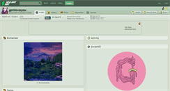 Desktop Screenshot of gemlovesyou.deviantart.com