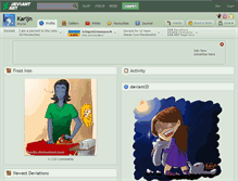 Tablet Screenshot of karijn.deviantart.com