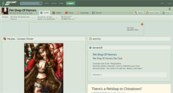 Desktop Screenshot of pet-shop-of-horrors.deviantart.com