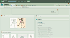 Desktop Screenshot of crazy-lsh.deviantart.com
