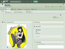 Tablet Screenshot of dinclaus.deviantart.com