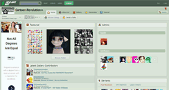 Desktop Screenshot of cartoon-revolution.deviantart.com