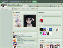 Tablet Screenshot of cartoon-revolution.deviantart.com