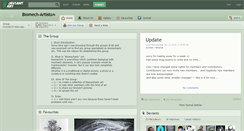 Desktop Screenshot of biomech-artists.deviantart.com