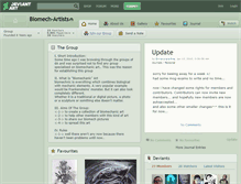 Tablet Screenshot of biomech-artists.deviantart.com