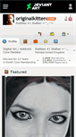 Mobile Screenshot of originalkitten.deviantart.com