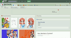 Desktop Screenshot of nami-fanclub.deviantart.com