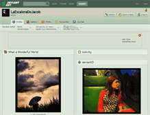 Tablet Screenshot of laescaleradejacob.deviantart.com