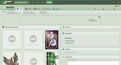 Desktop Screenshot of benezia.deviantart.com
